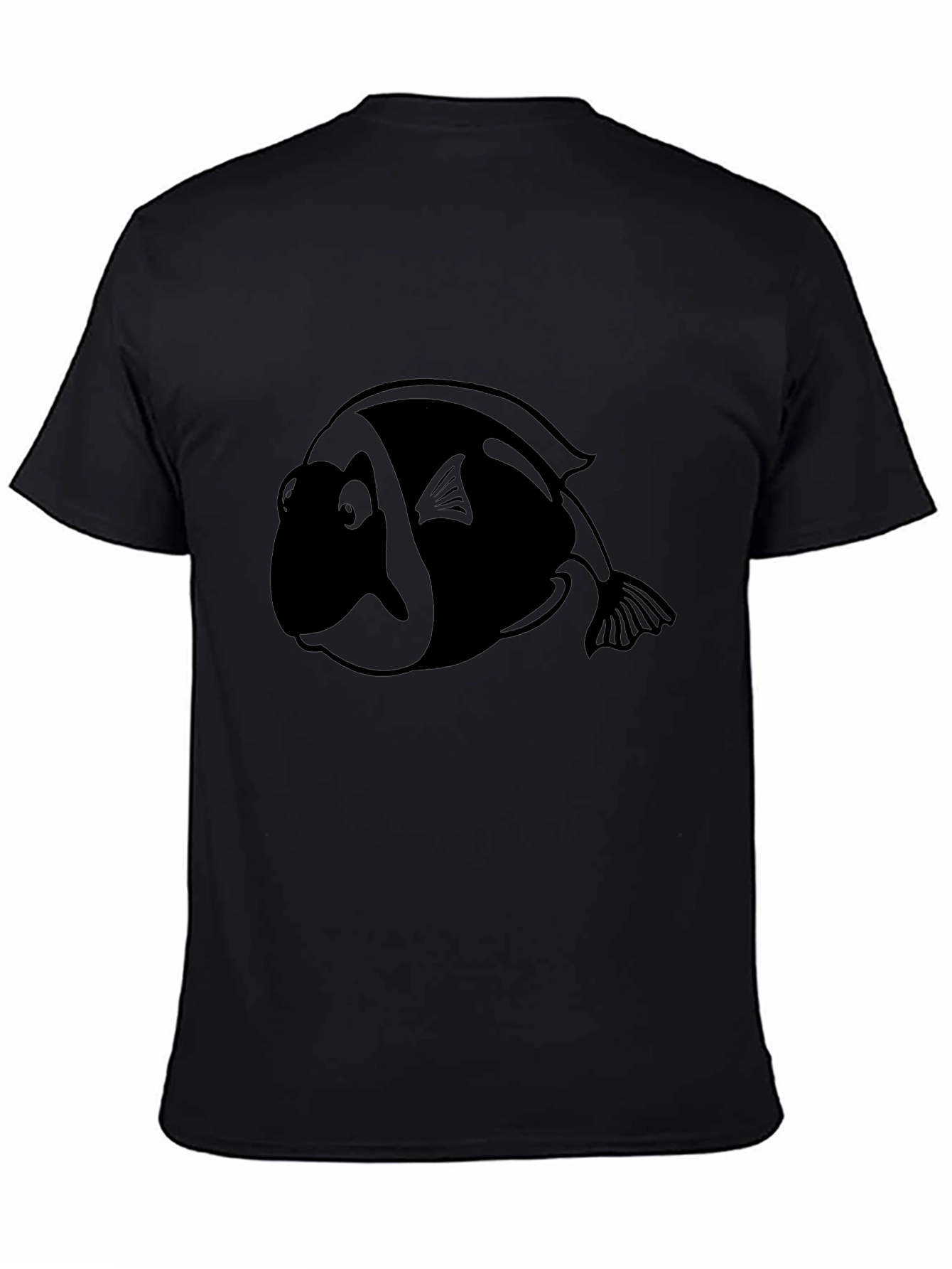 Black Fish Graphic Tee - Casual Comfort