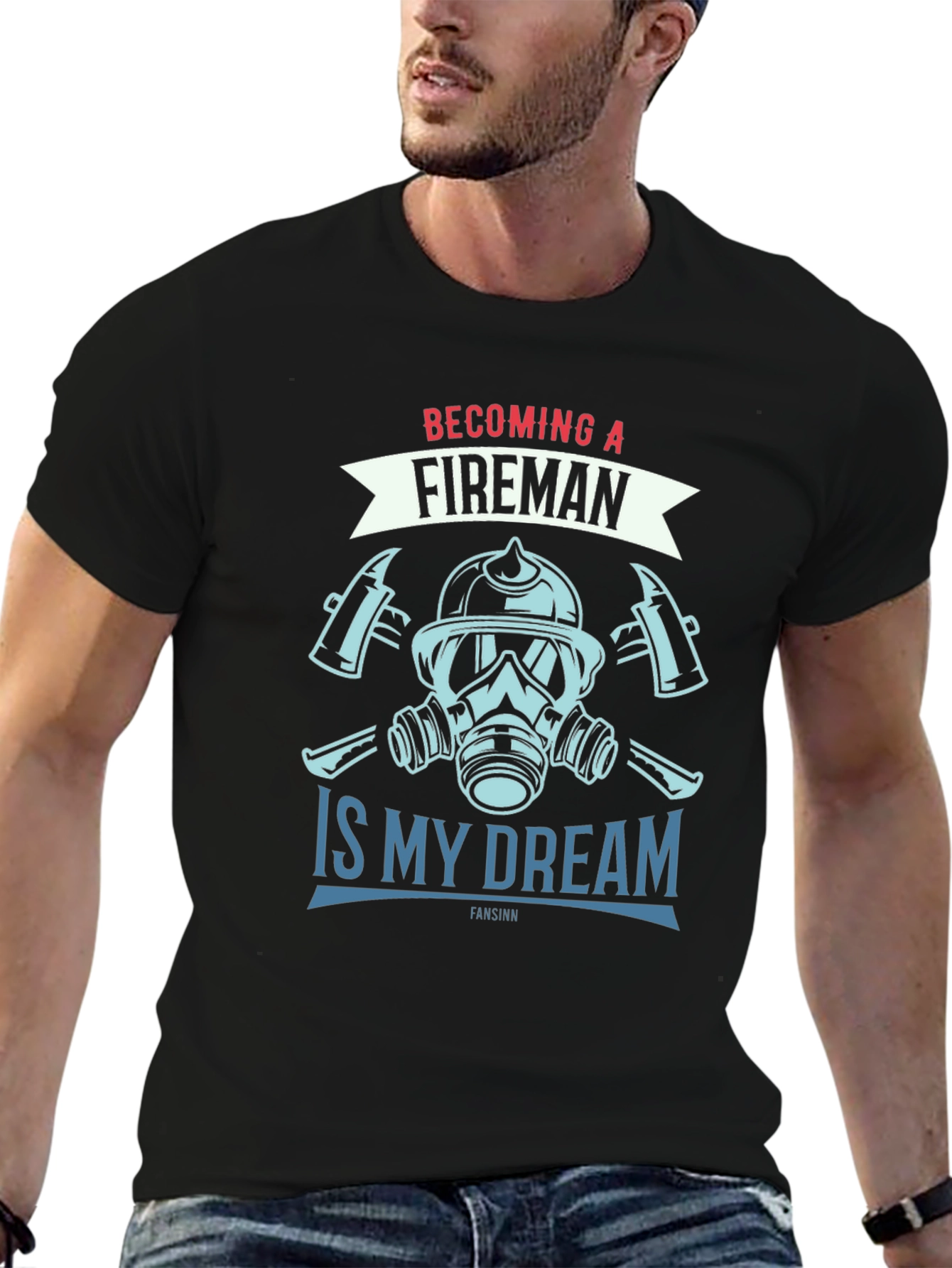 Fireman Dream T-Shirt - Graphic Tee