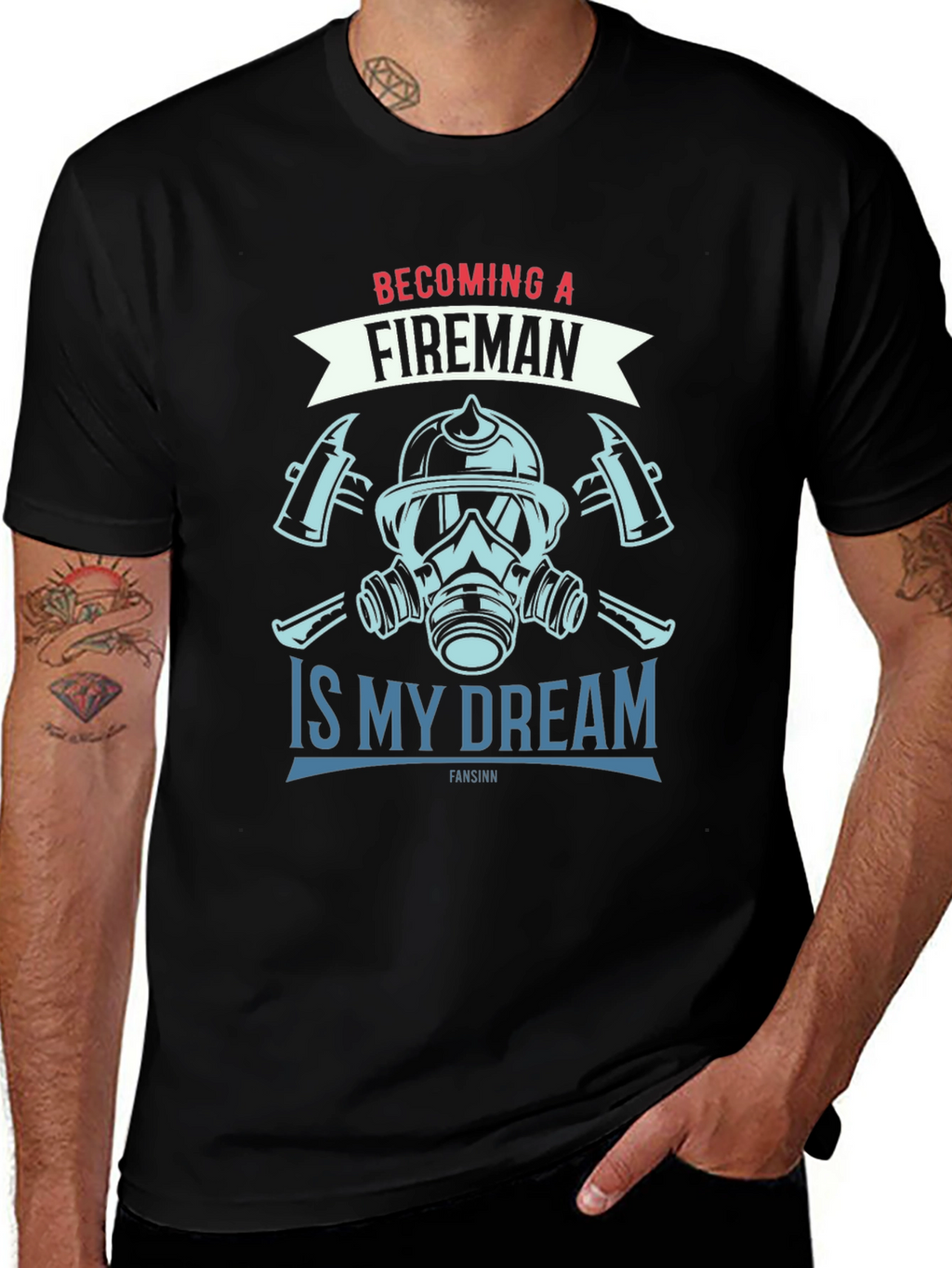 Fireman Dream T-Shirt - Graphic Tee