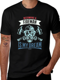Fireman Dream T-Shirt - Graphic Tee