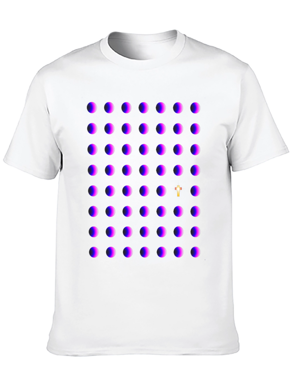 Unique Pattern Tee - Spiritual Cross