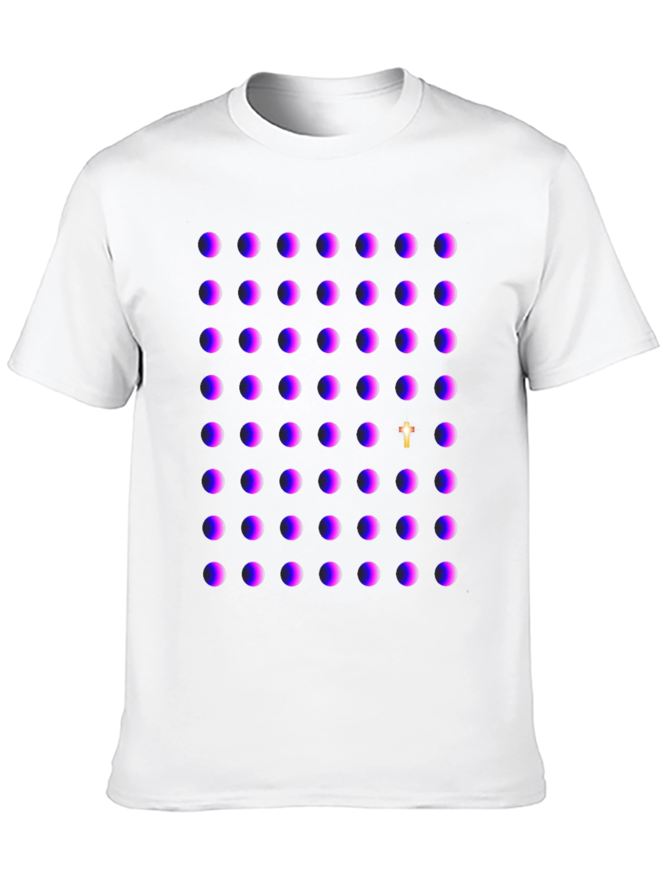 Unique Pattern Tee - Spiritual Cross
