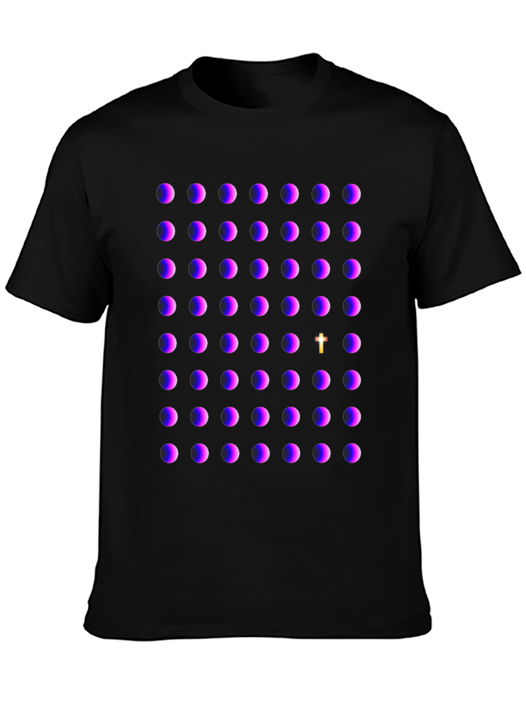 Unique Pattern Tee - Spiritual Cross