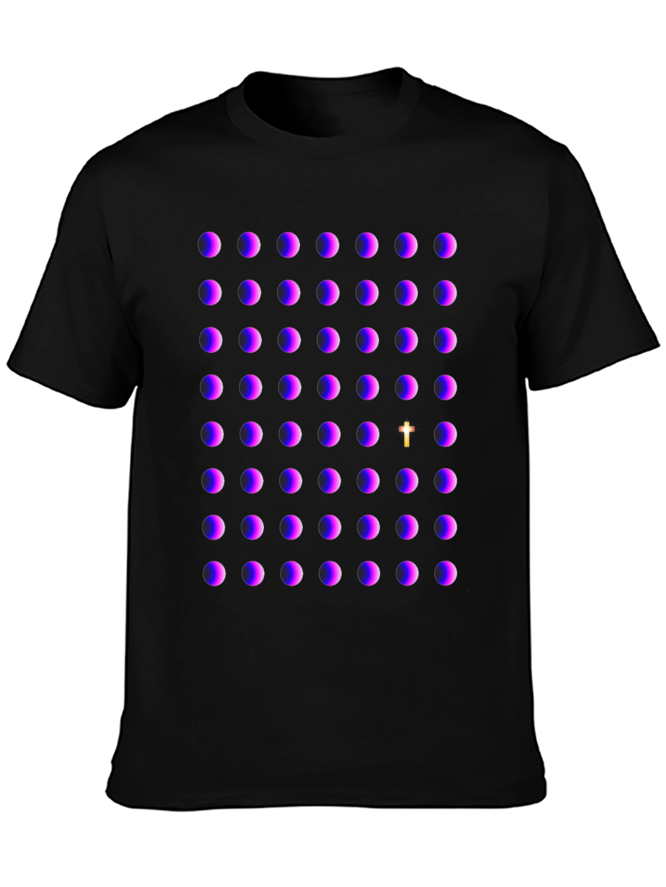 Unique Pattern Tee - Spiritual Cross