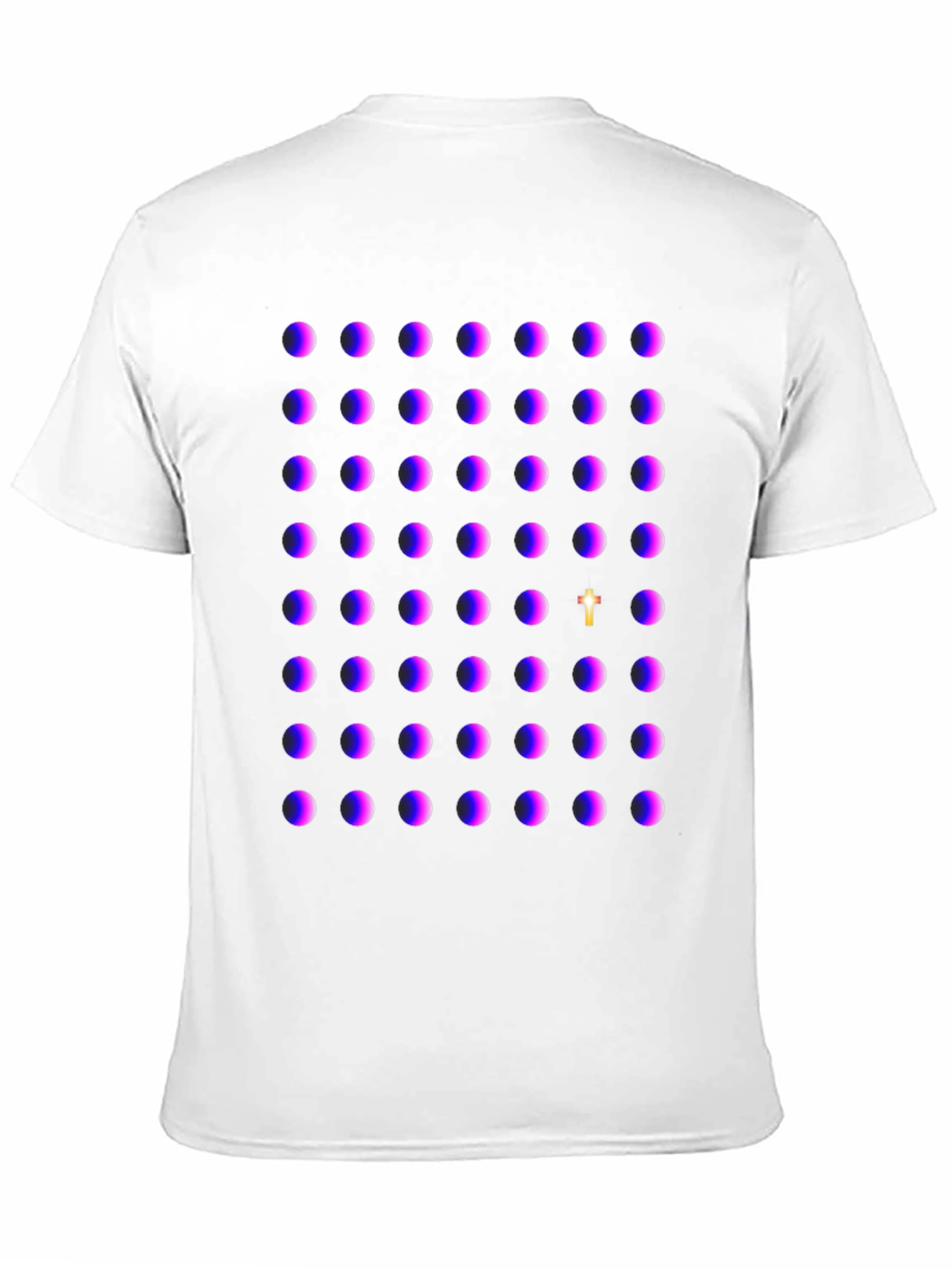 Unique Pattern Tee - Spiritual Cross