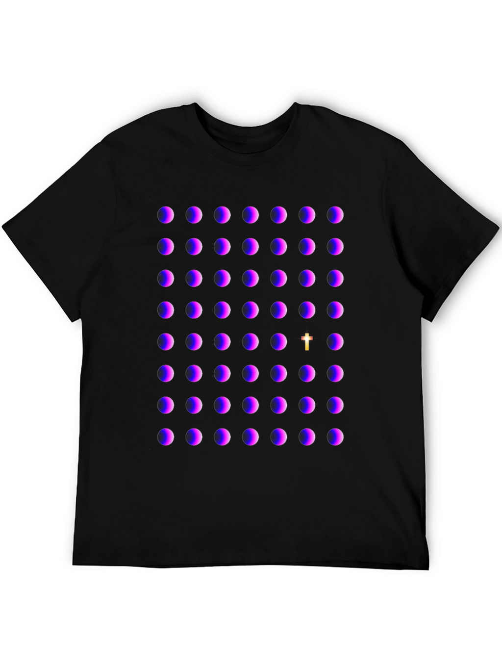 Unique Pattern Tee - Spiritual Cross