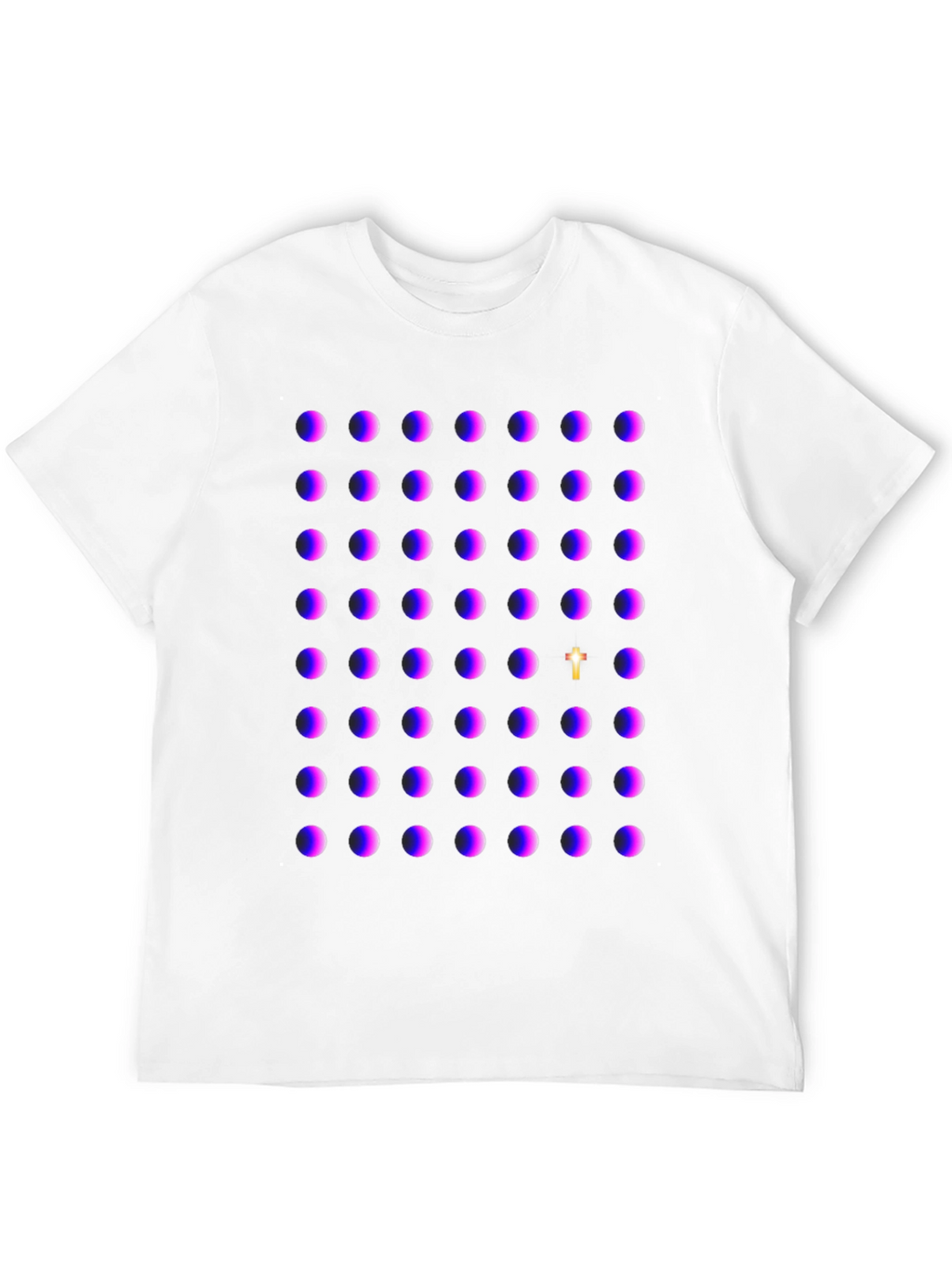 Unique Pattern Tee - Spiritual Cross