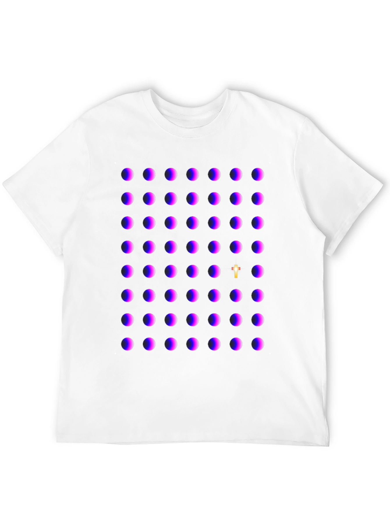 Unique Pattern Tee - Spiritual Cross