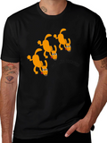 We Are Heroes Dog Graphic Black T-Shirt
