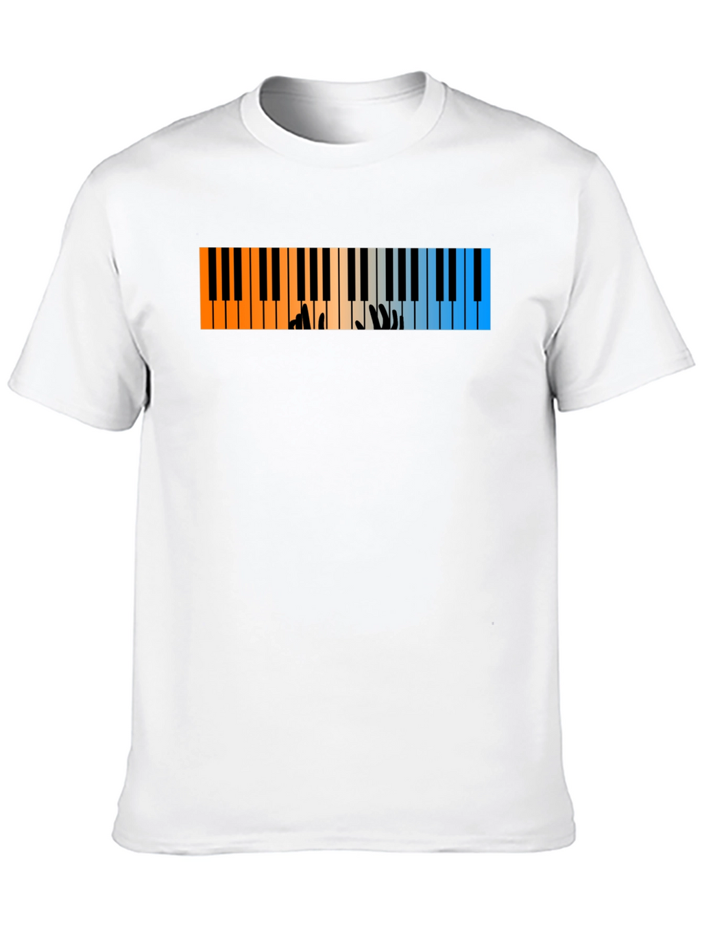 Piano Keys T-Shirt - Musicians Style
