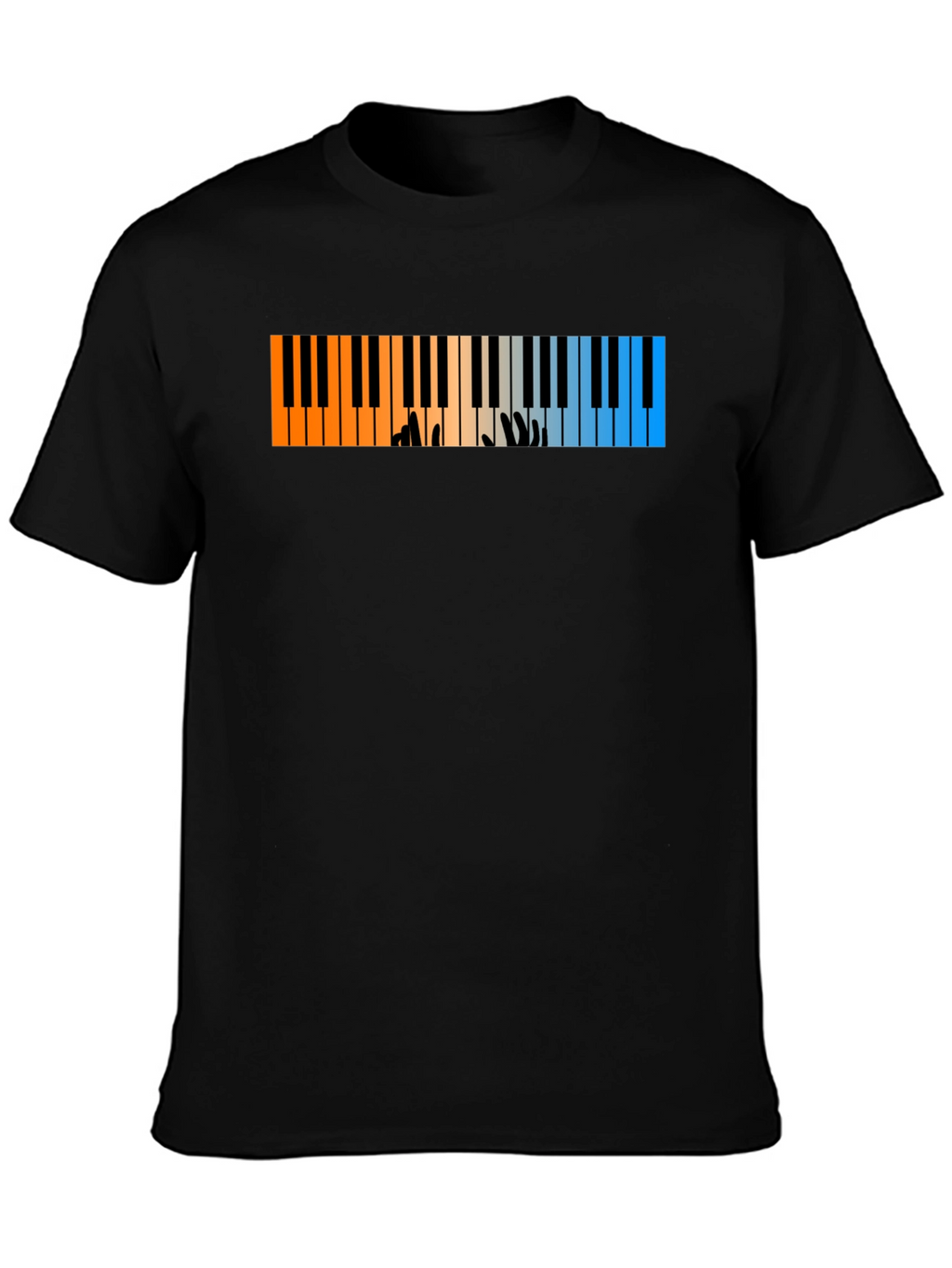 Piano Keys T-Shirt - Musicians Style