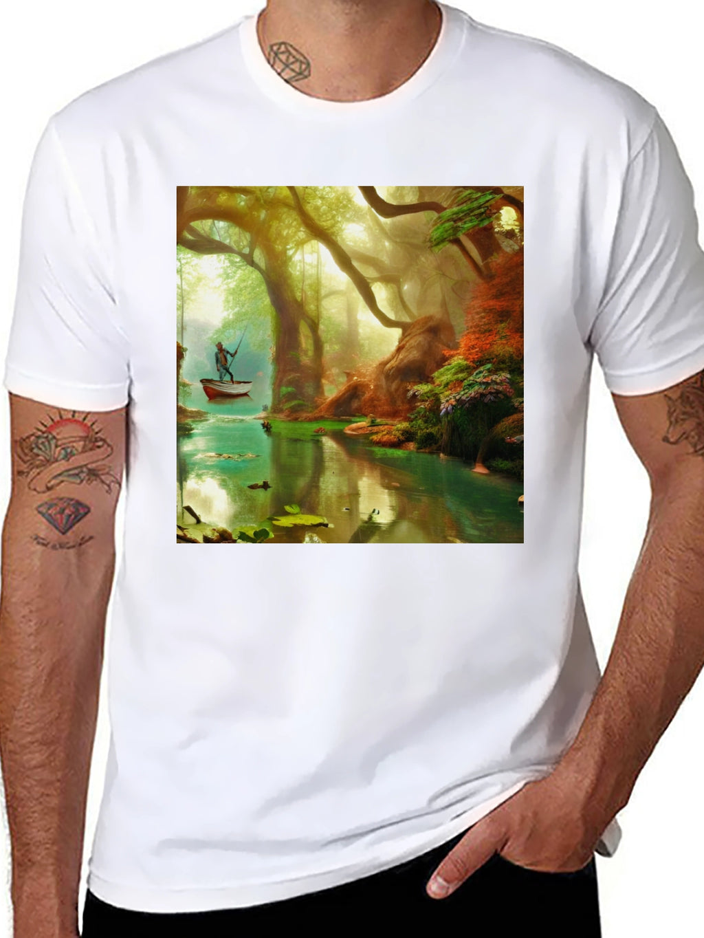 Enchanted Forest Fishing Trip T-Shirt