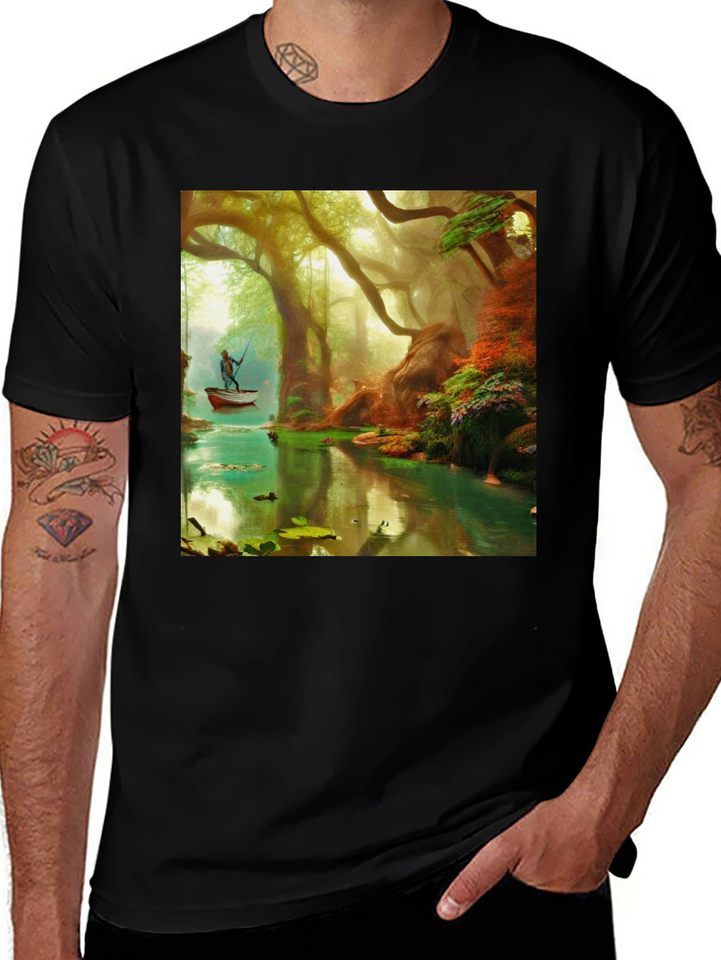 Enchanted Forest Fishing Trip T-Shirt