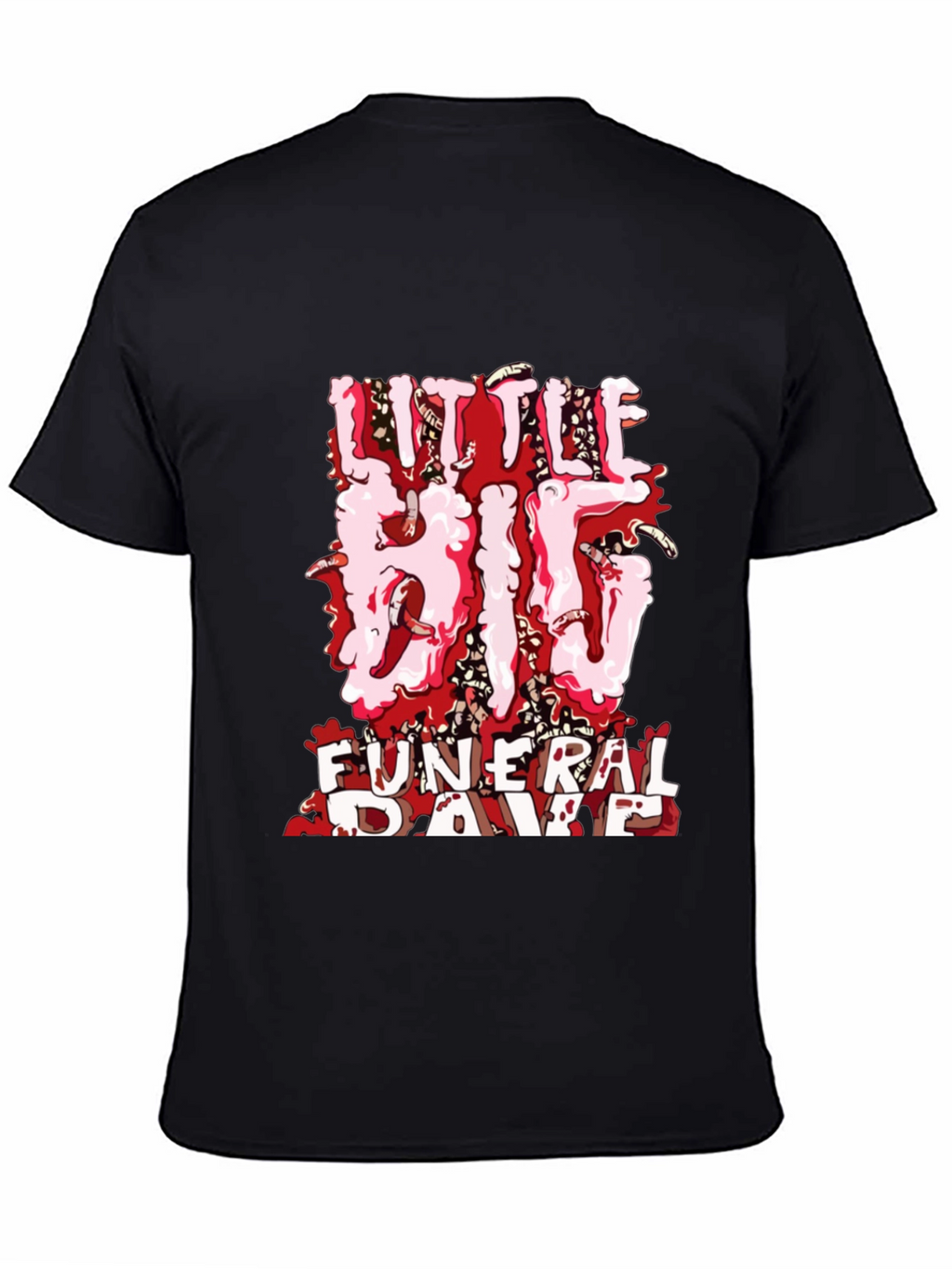 Little Big Funeral Rave Black T-Shirt