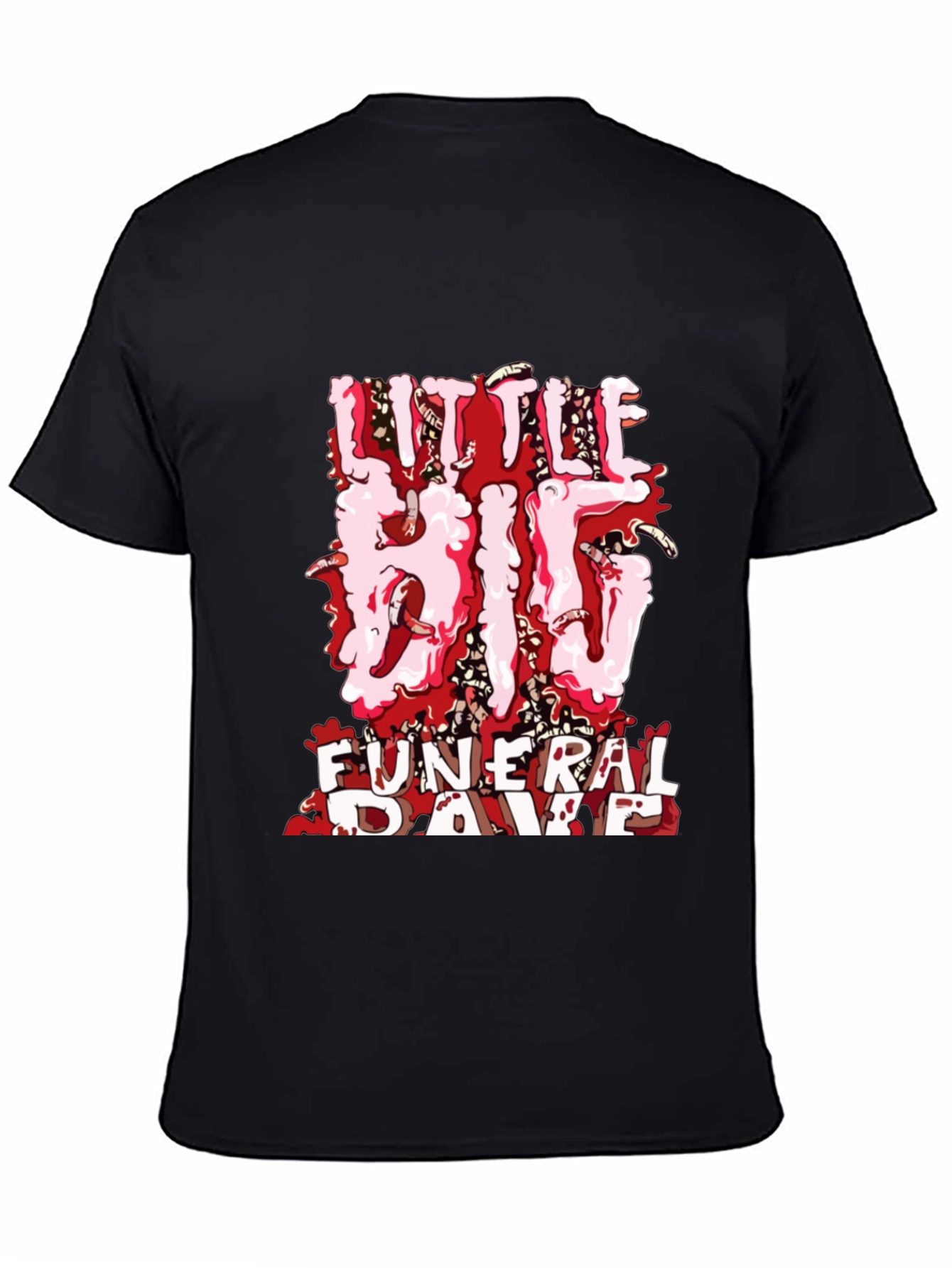 Little Big Funeral Rave Black T-Shirt