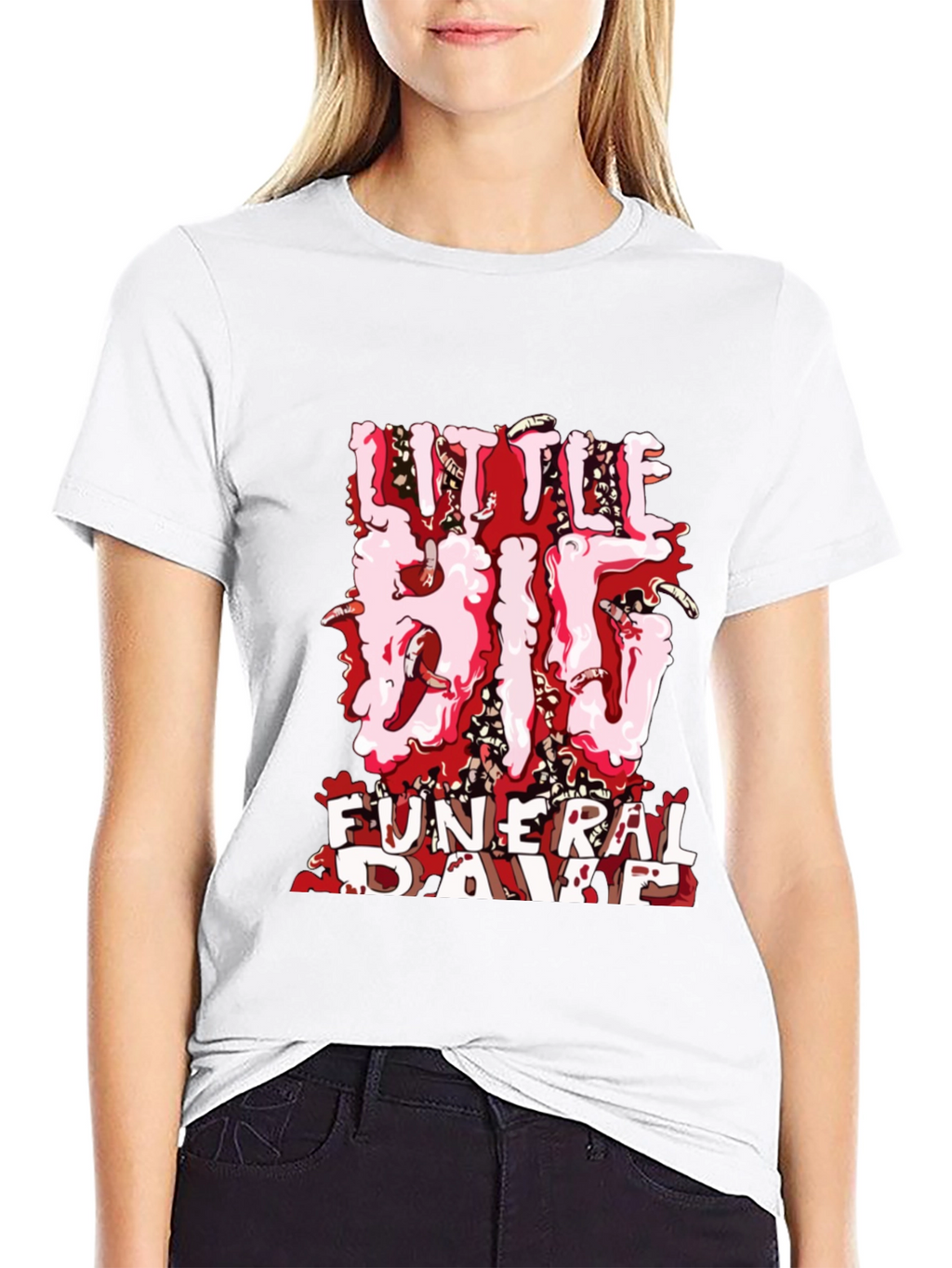 Little Big Funeral Rave Black T-Shirt