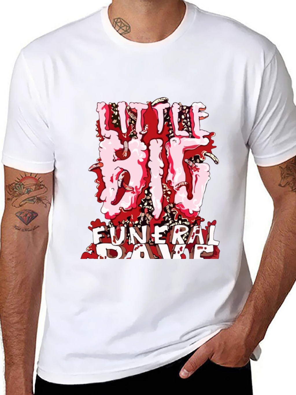 Little Big Funeral Rave Black T-Shirt