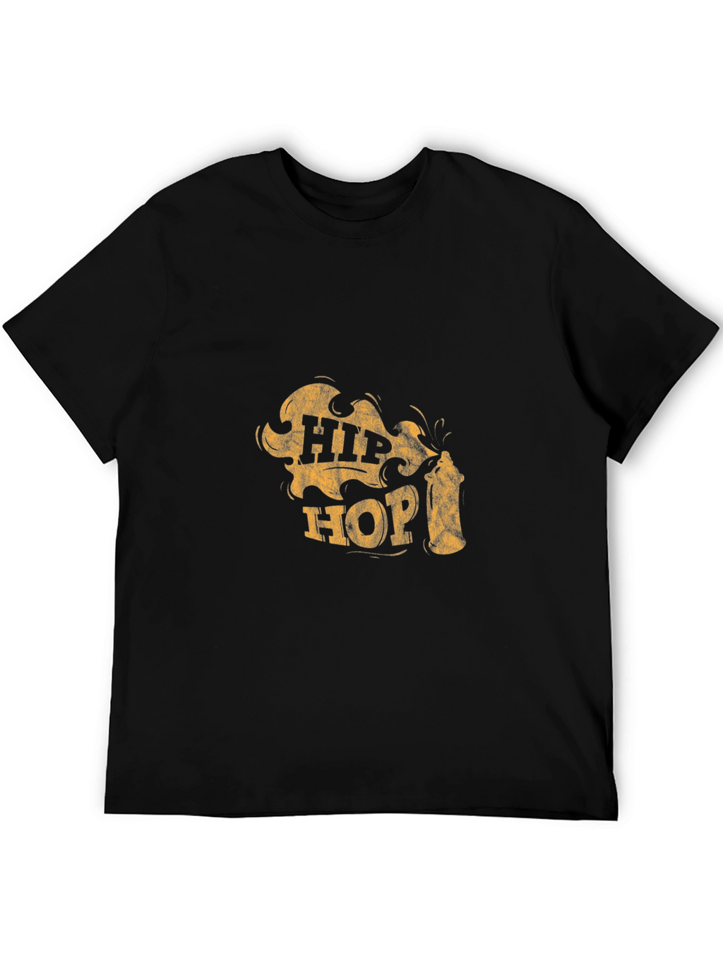 Hip Hop Graphic Tee - Black