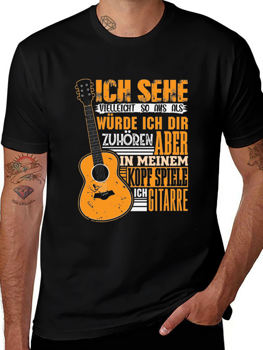 Guitar Player T-Shirt - In My Head