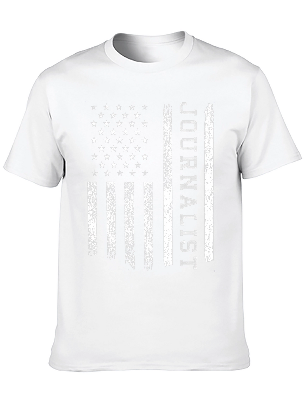 Journalist American Flag Graphic T-Shirt
