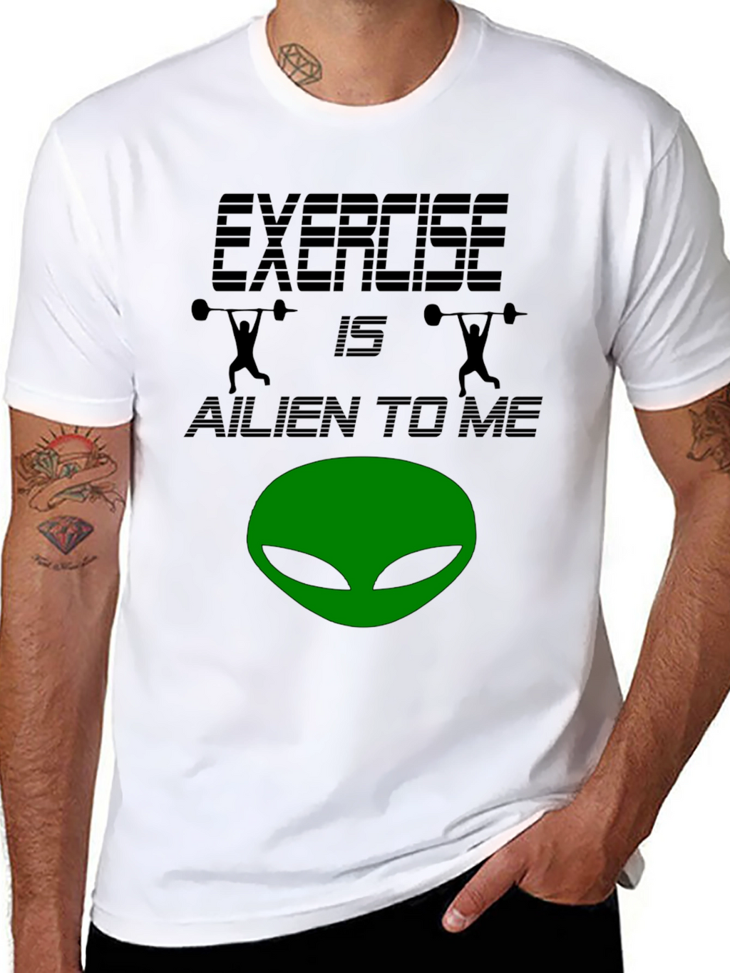 Exercise is Alien to Me T-Shirt