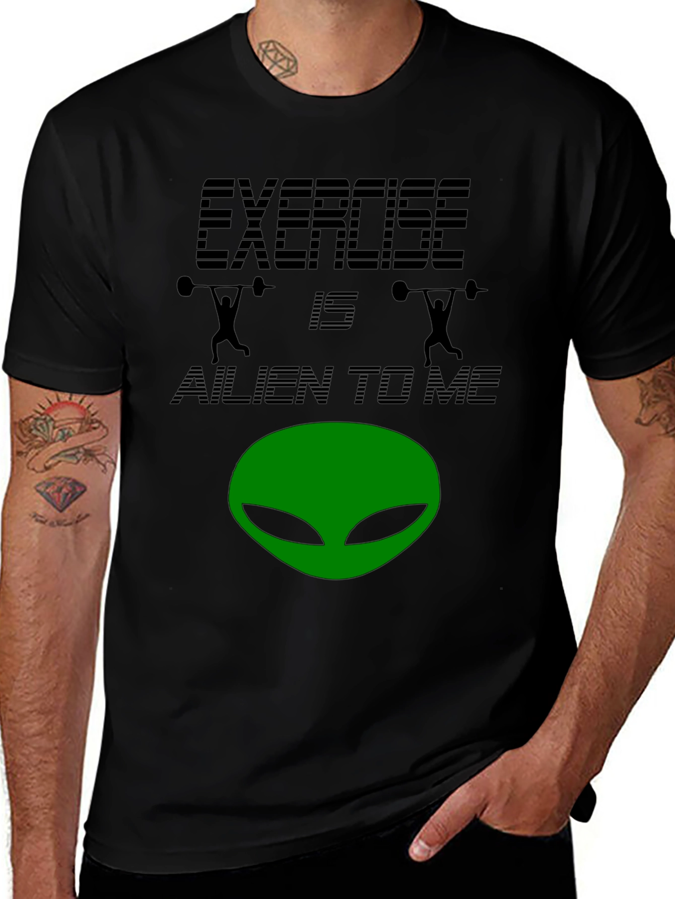 Exercise is Alien to Me T-Shirt