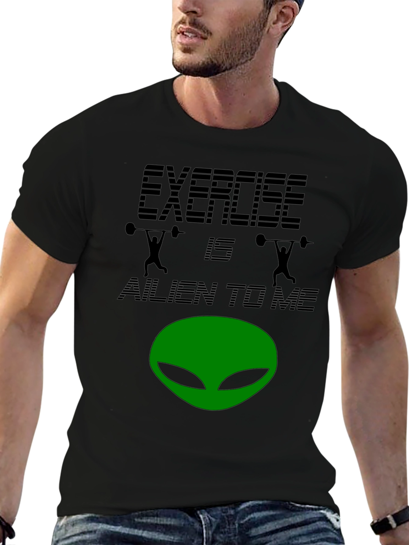 Exercise is Alien to Me T-Shirt