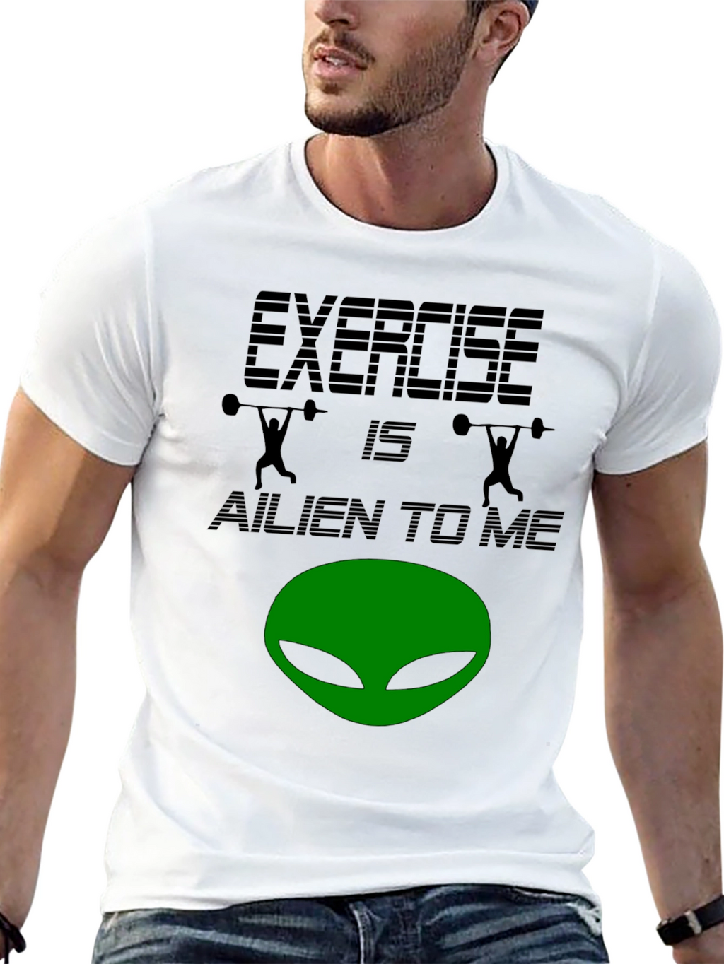 Exercise is Alien to Me T-Shirt