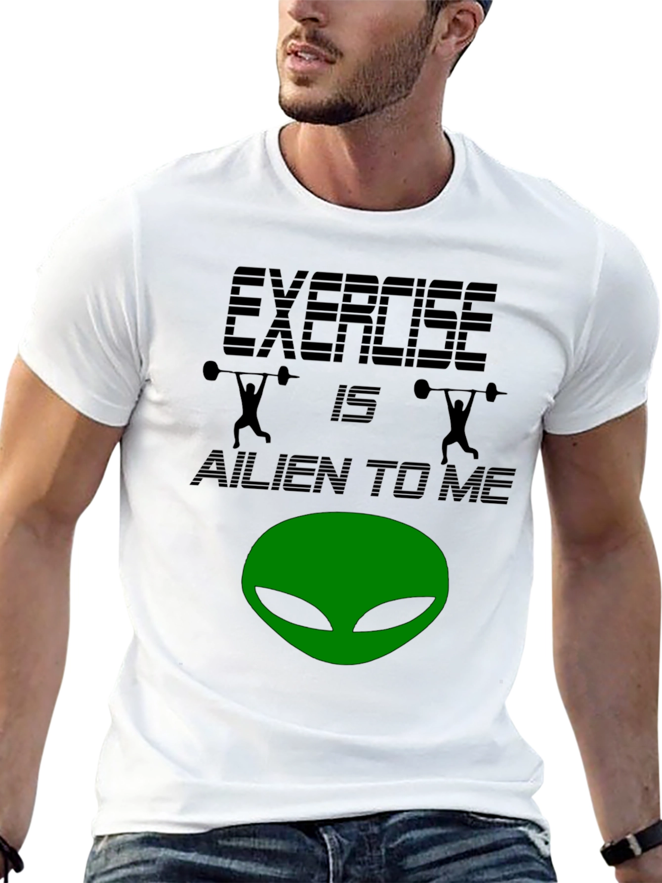 Exercise is Alien to Me T-Shirt