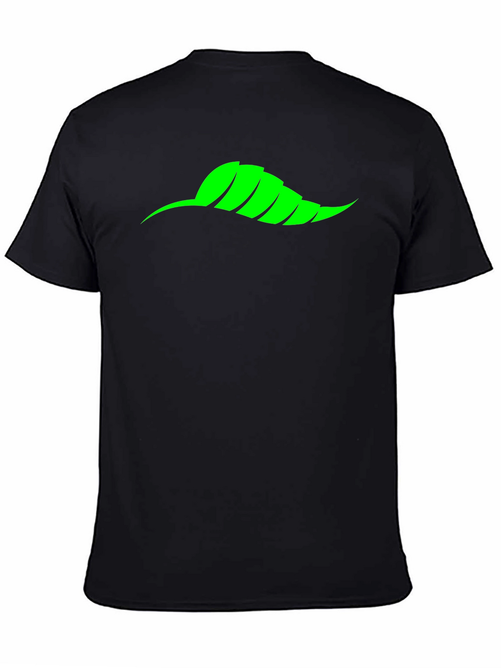 Mens Black T-Shirt with Green Chili Pepper Graphic