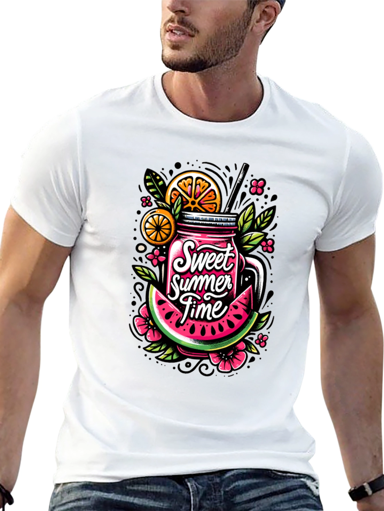 Sweet Summer Time Graphic T-Shirt