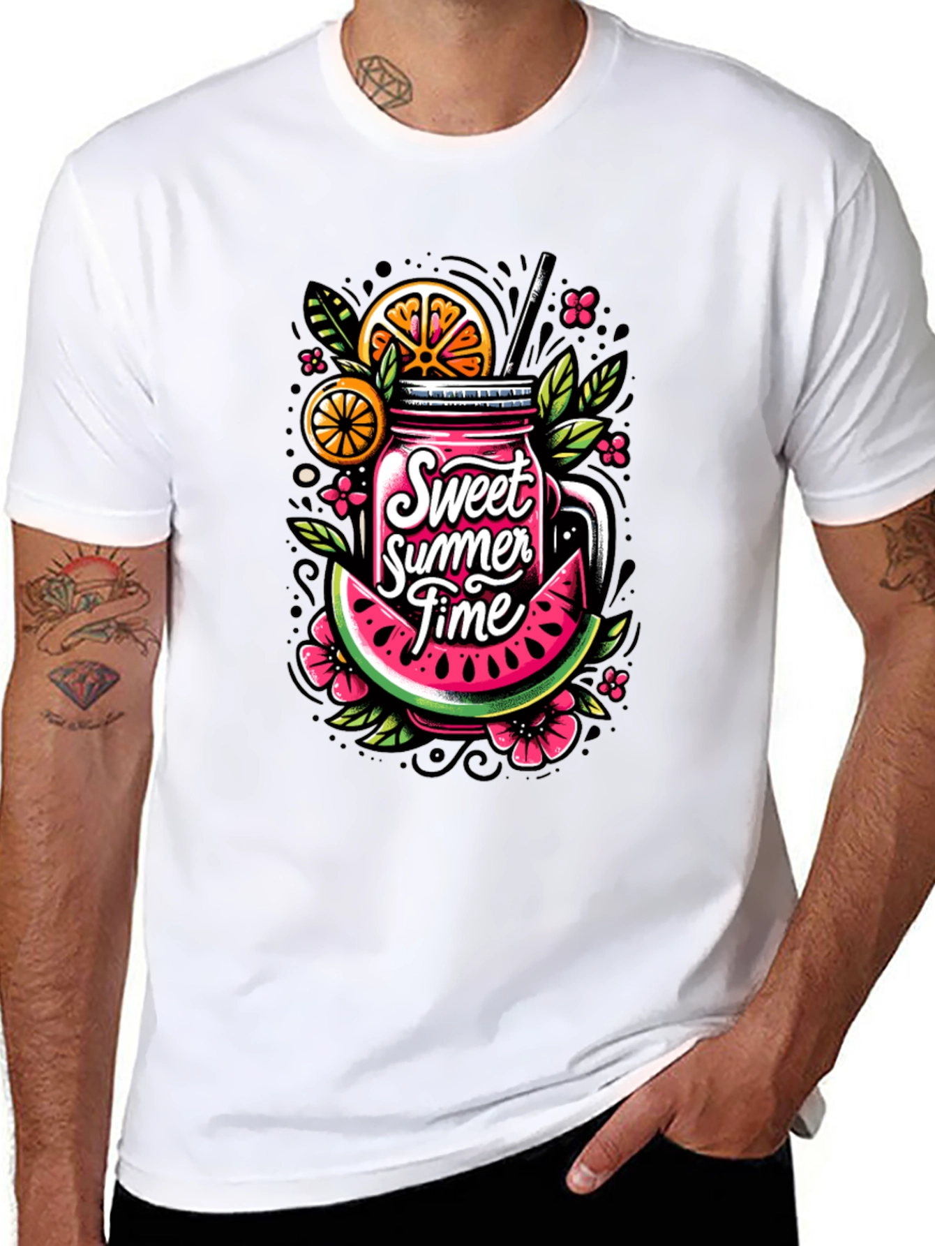 Sweet Summer Time Graphic T-Shirt