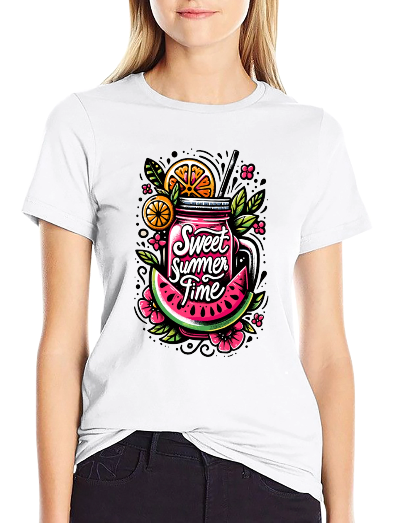 Sweet Summer Time Graphic T-Shirt