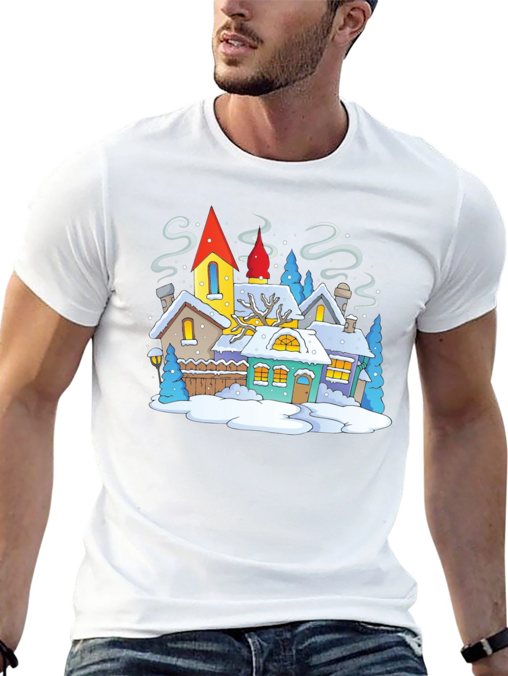 Winter Village Graphic Tee