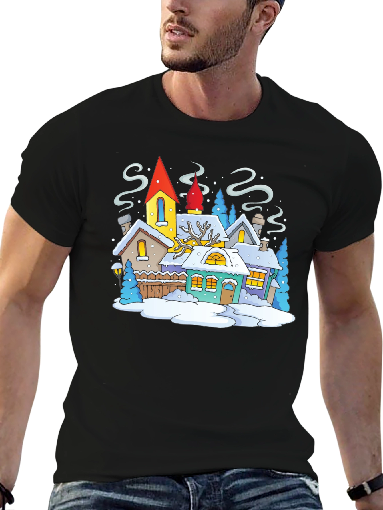 Winter Village Graphic Tee