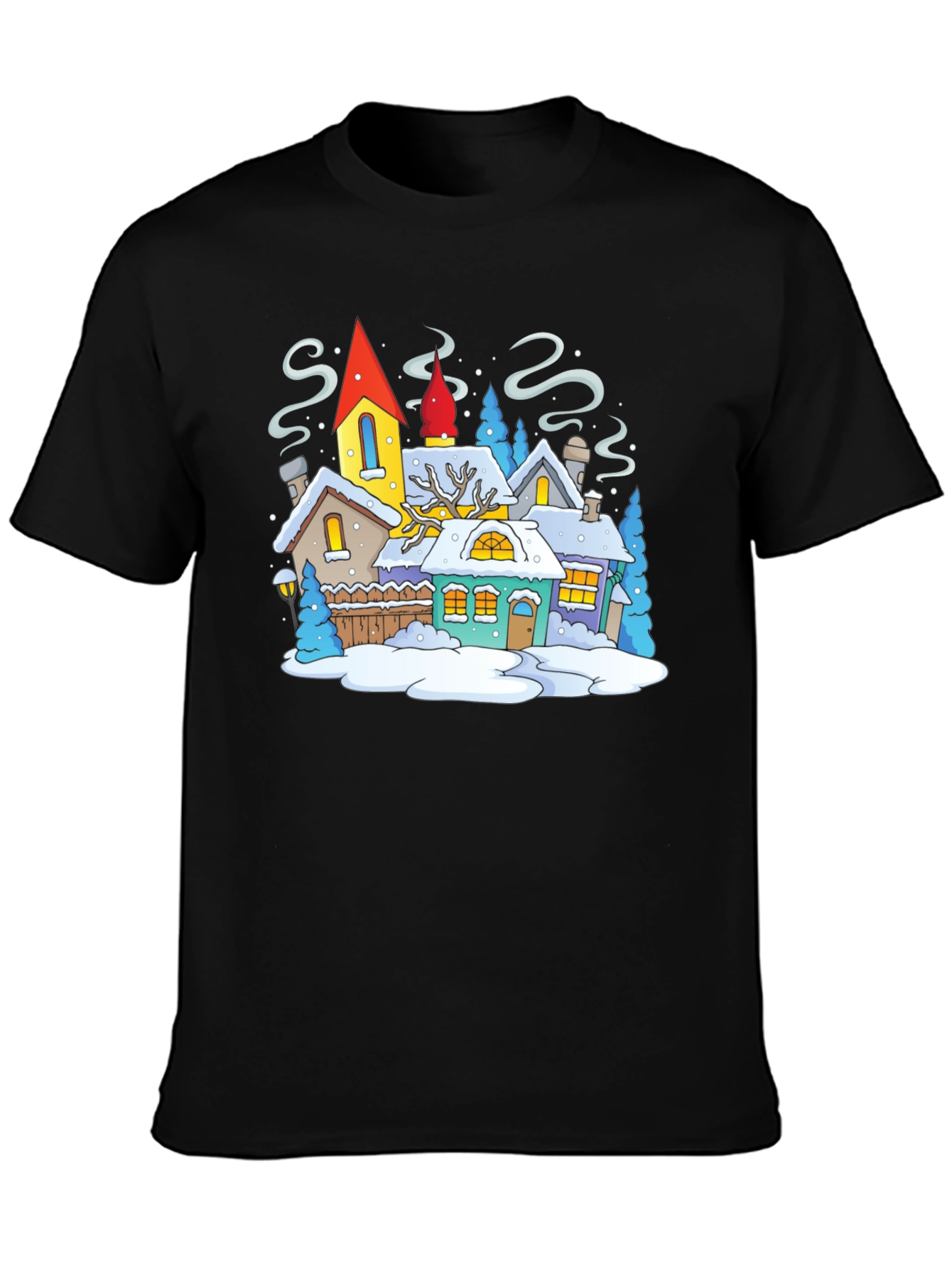 Winter Village Graphic Tee