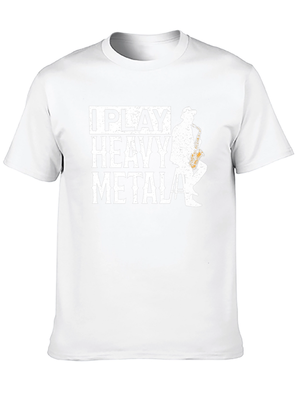 I Play Heavy Metal Saxophone T-Shirt - Musician Gift