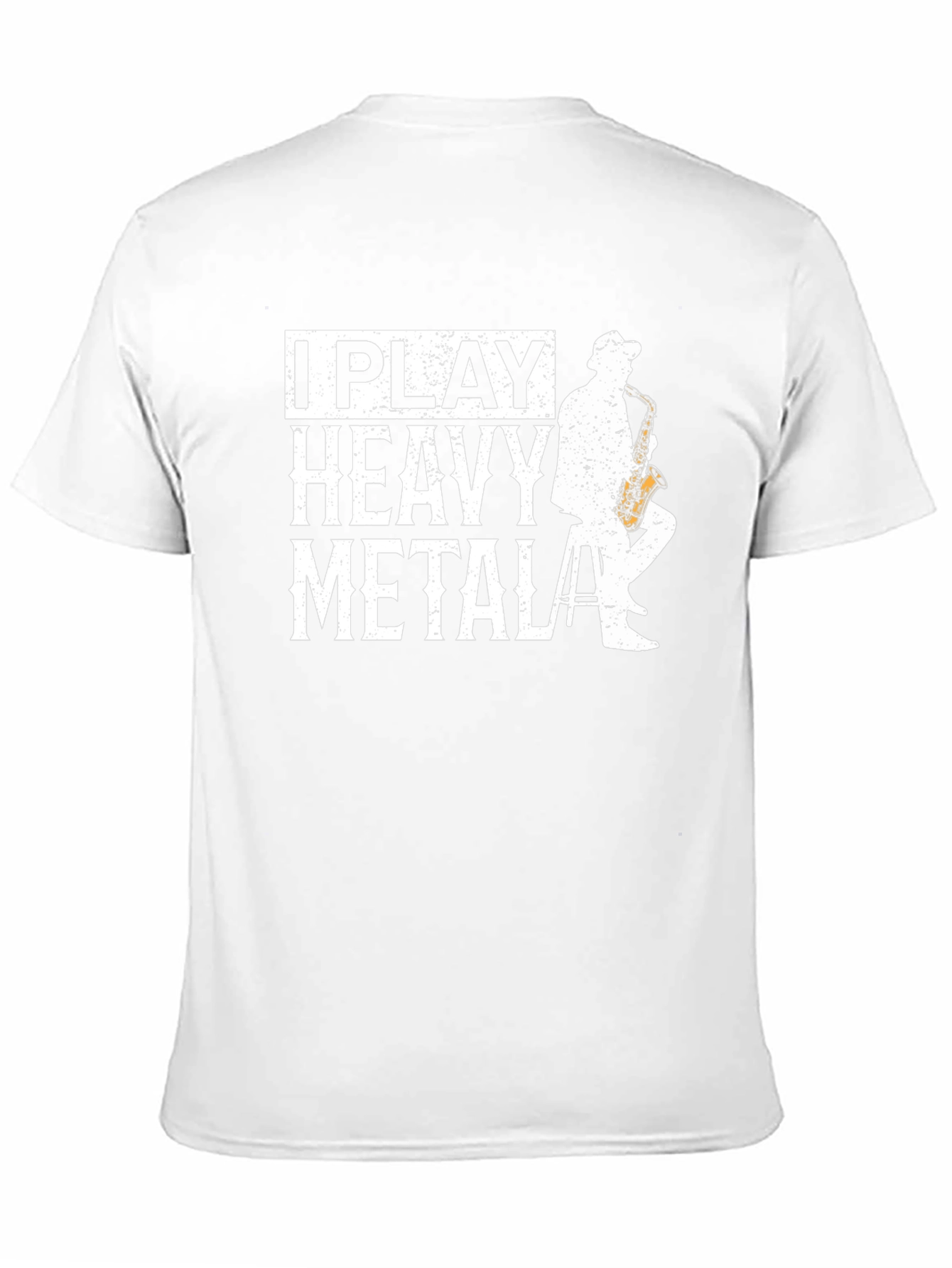 I Play Heavy Metal Saxophone T-Shirt - Musician Gift
