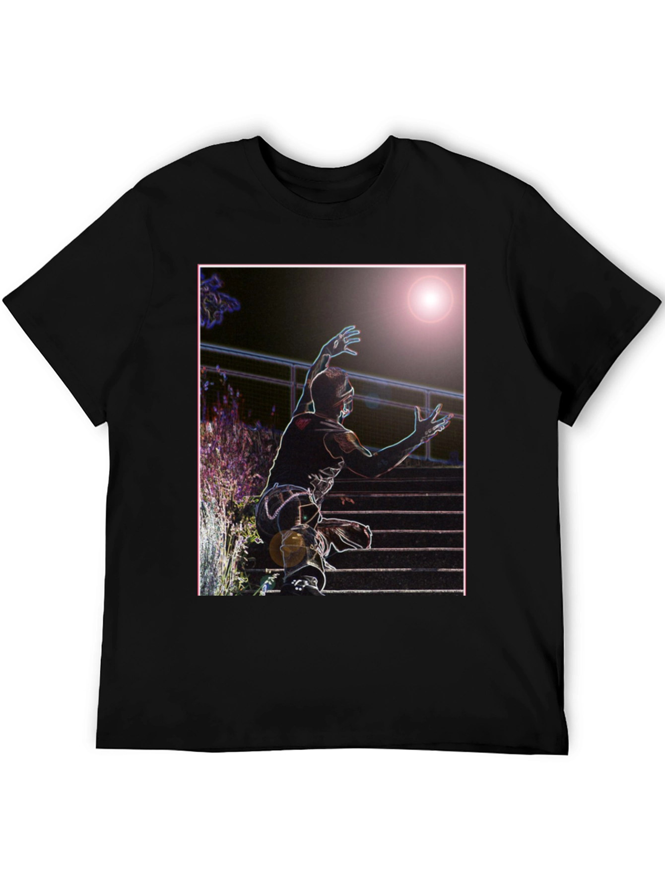 Neon Black Panther Graphic Tee