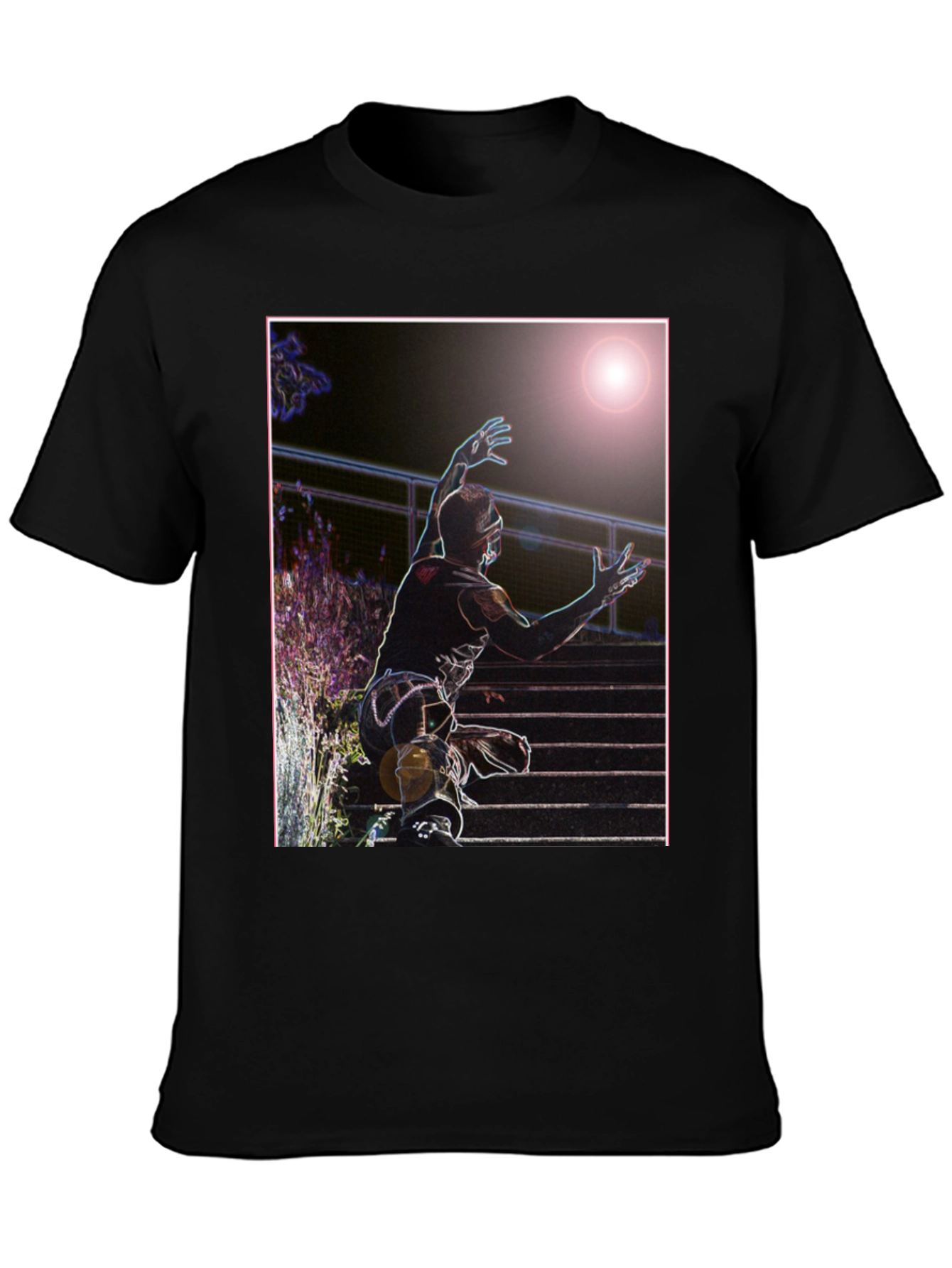 Neon Black Panther Graphic Tee