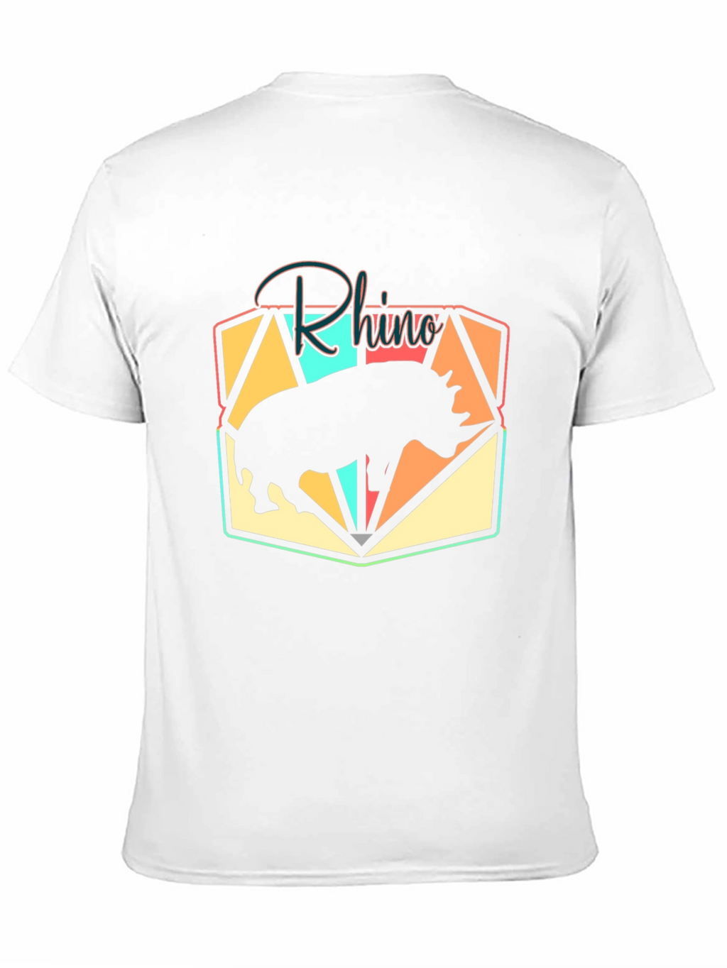 Rhino Graphic Tee - Stylish Animal Print T-Shirt