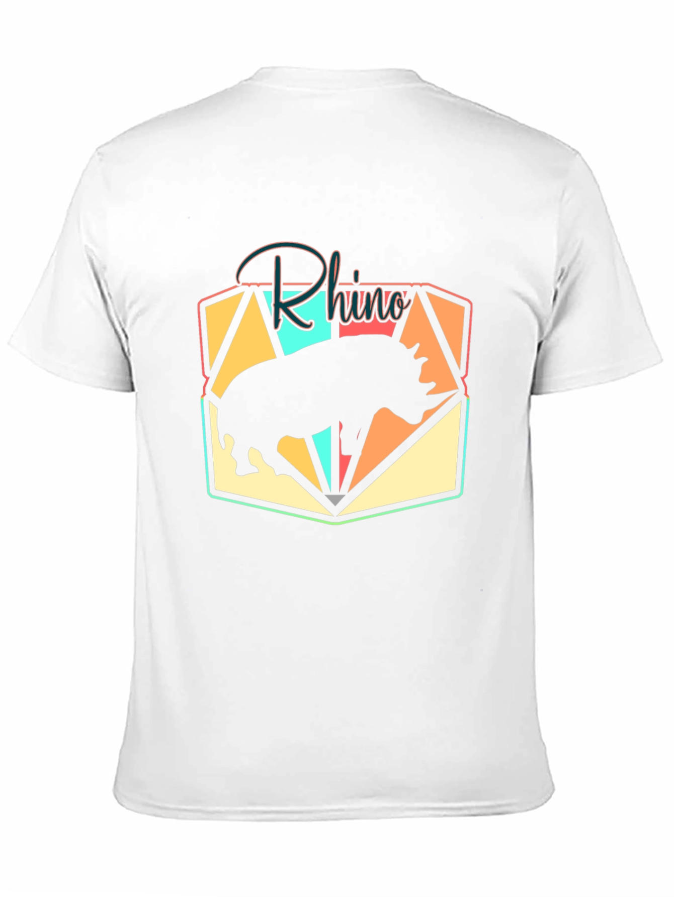Rhino Graphic Tee - Stylish Animal Print T-Shirt