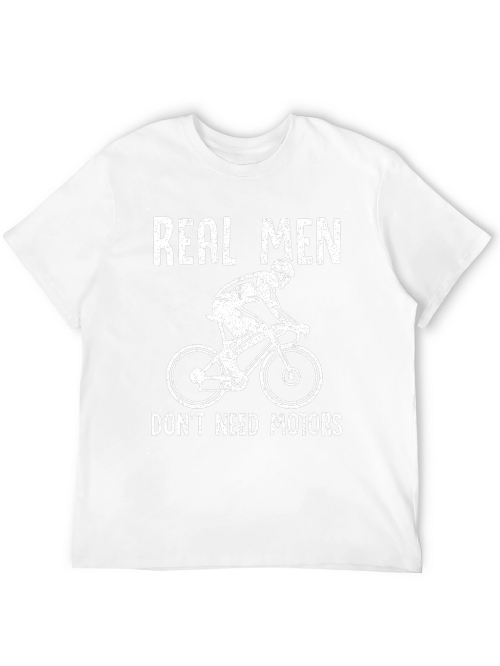 Real Men Dont Need Motors Black T-Shirt