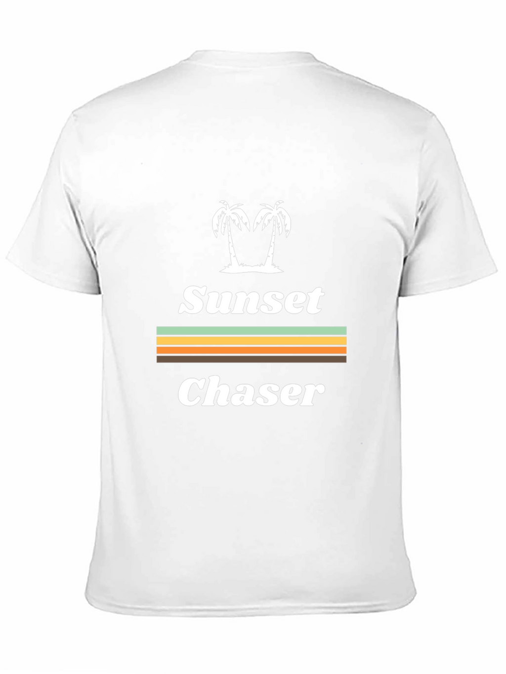 Sunset Chaser Graphic T-Shirt - Tropical Palm Tree Design