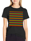 Patterned Mens Tee - Vibrant Circles Design