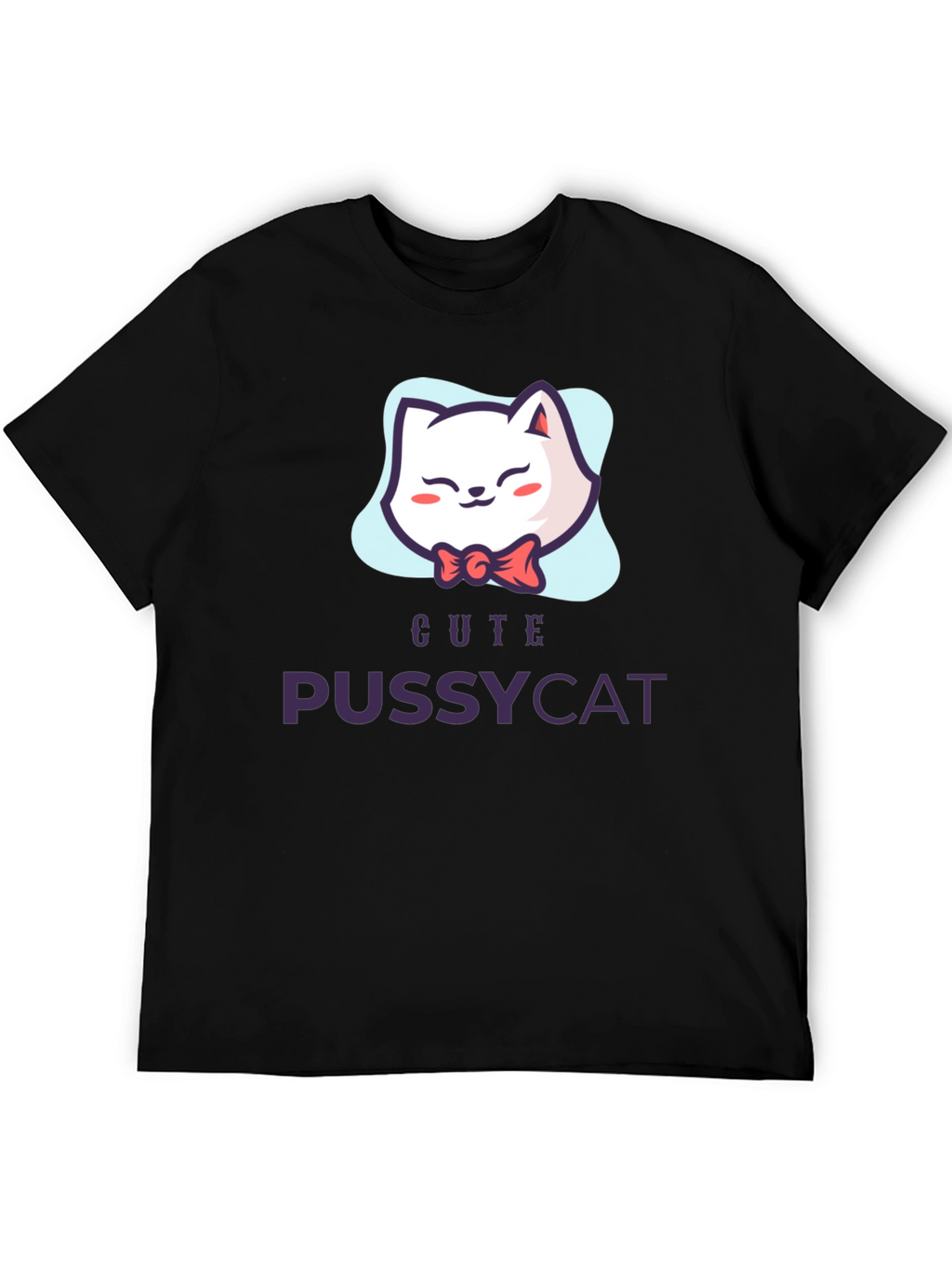 Cute Pussycat T-Shirt - Fun Graphic Tee