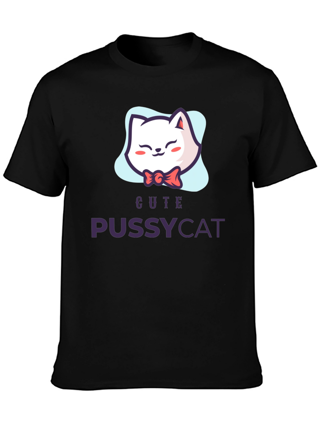 Cute Pussycat T-Shirt - Fun Graphic Tee