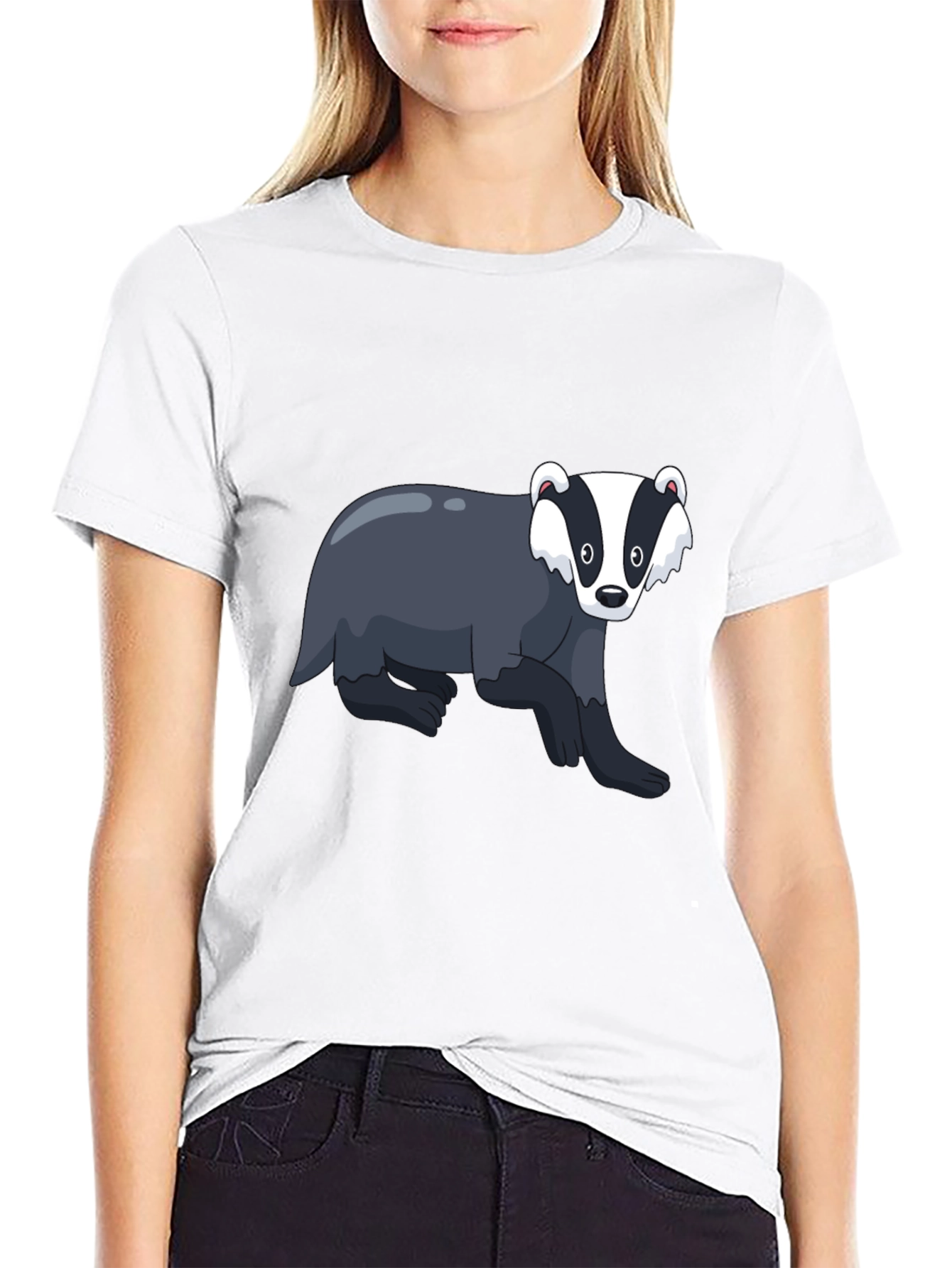 Badger Graphic Tee - Mens Black T-Shirt