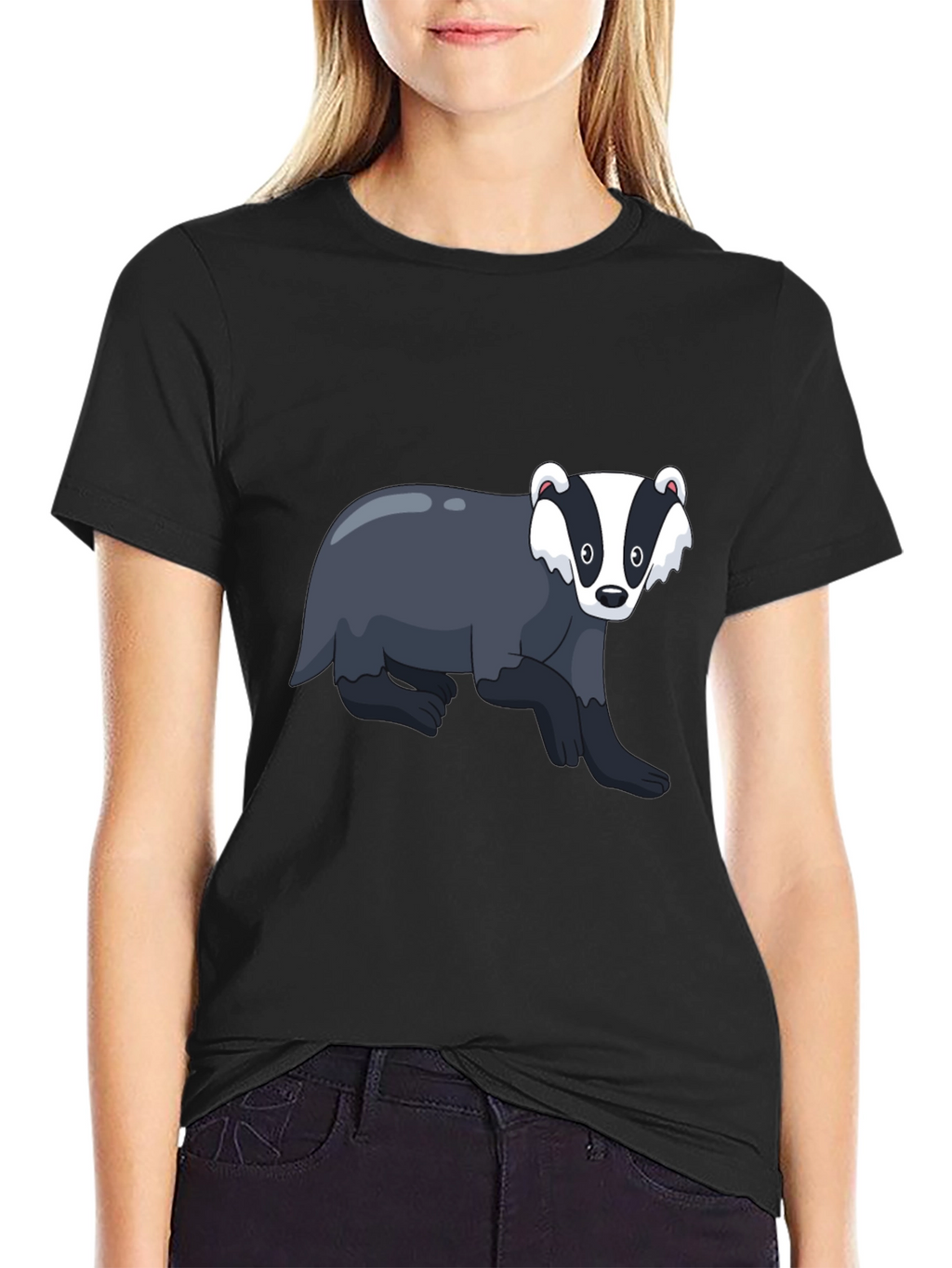 Badger Graphic Tee - Mens Black T-Shirt