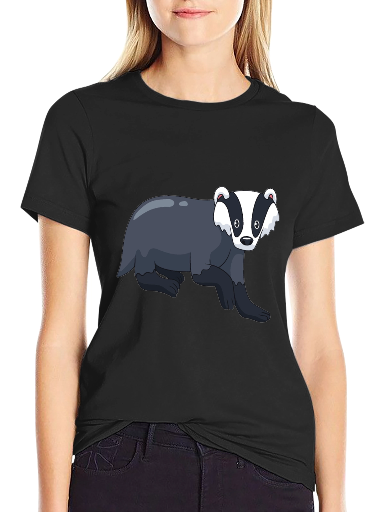 Badger Graphic Tee - Mens Black T-Shirt